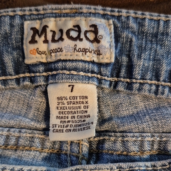 Mudd Blue Skinny Jeans Distressed Denim - Picture 3 of 12
